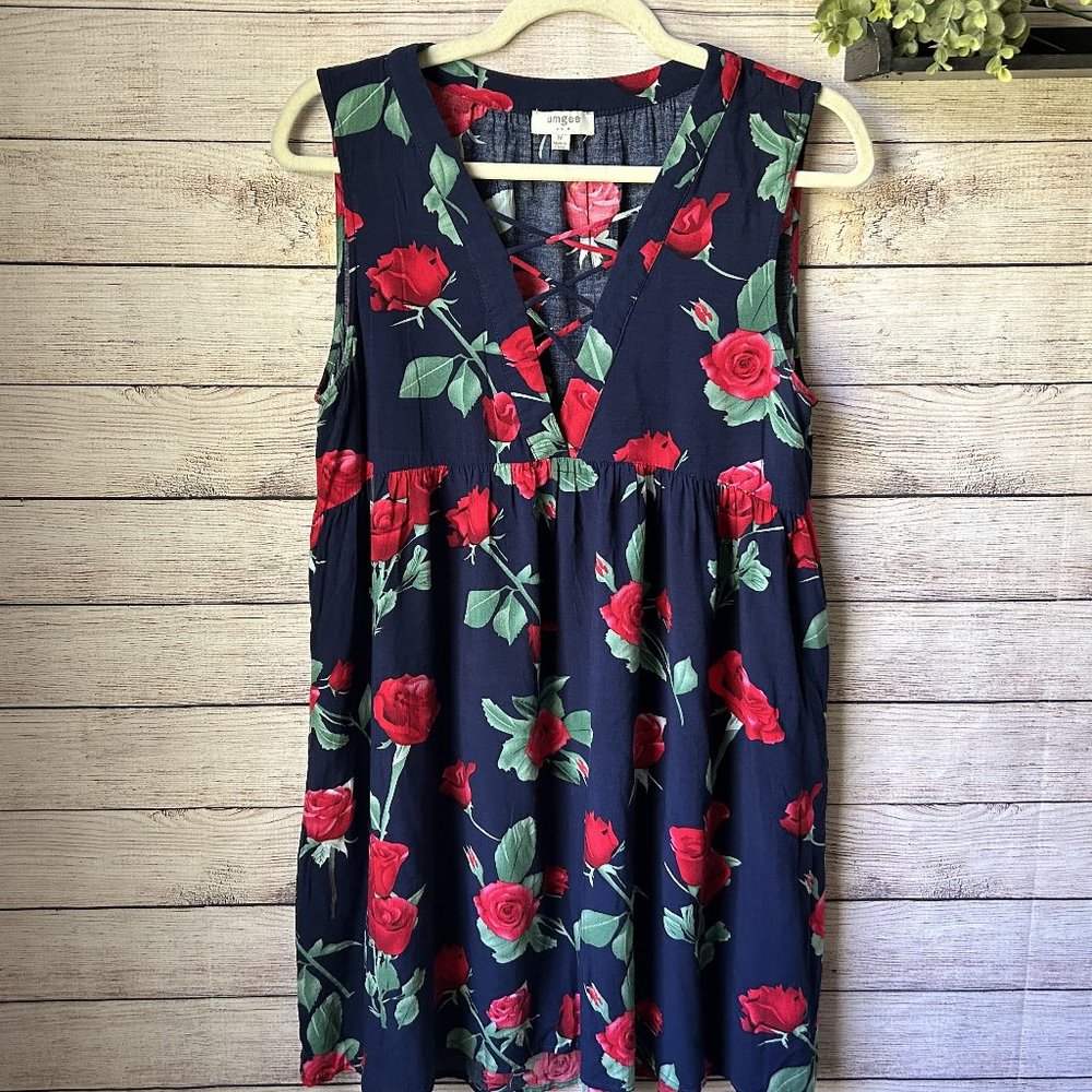 Umgee Floral Tunic Top